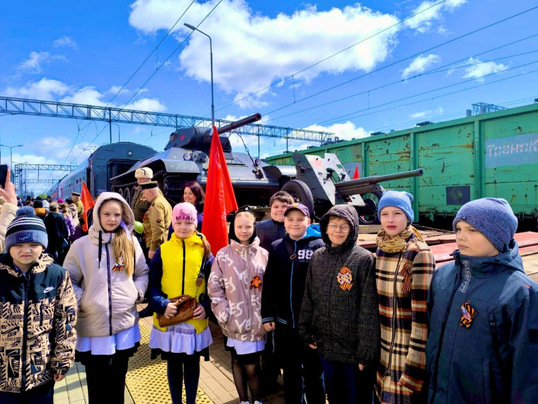 Паровоз Победы: живая история в сердцах детей!.